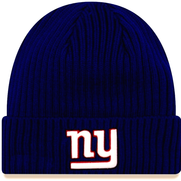 NY Giants Football Beanie Hat Embroidered NWT - Picture 3 of 3